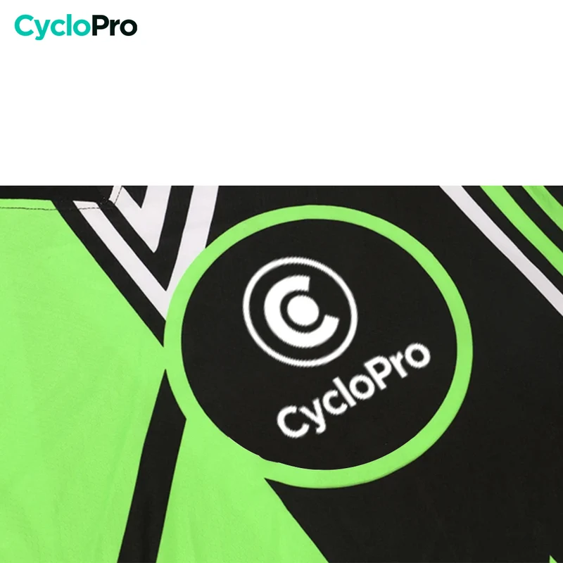 Maillot Vtt homme manche courte noir et vert fluo | AgilityMax