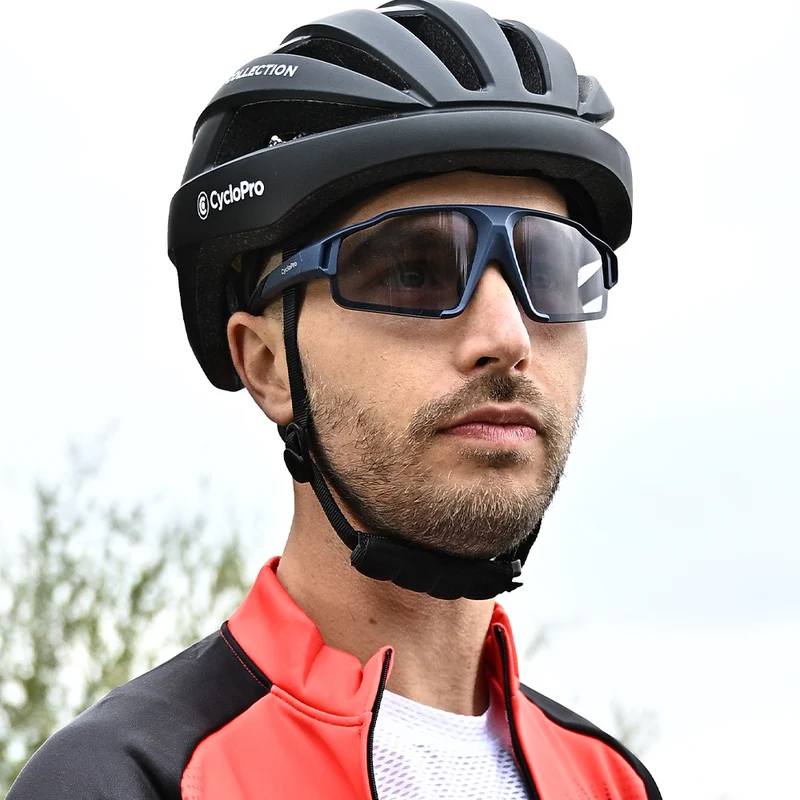 Lunettes Vélo Photochromiques bleue - Ascension+