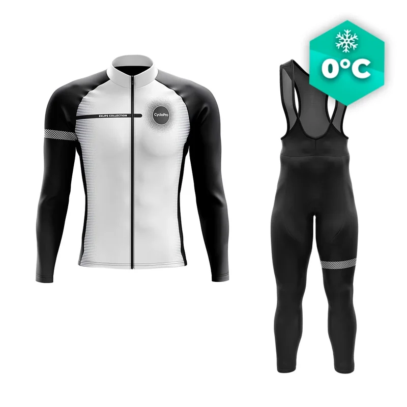 Tenue cycliste hiver Blanche - Eklïps