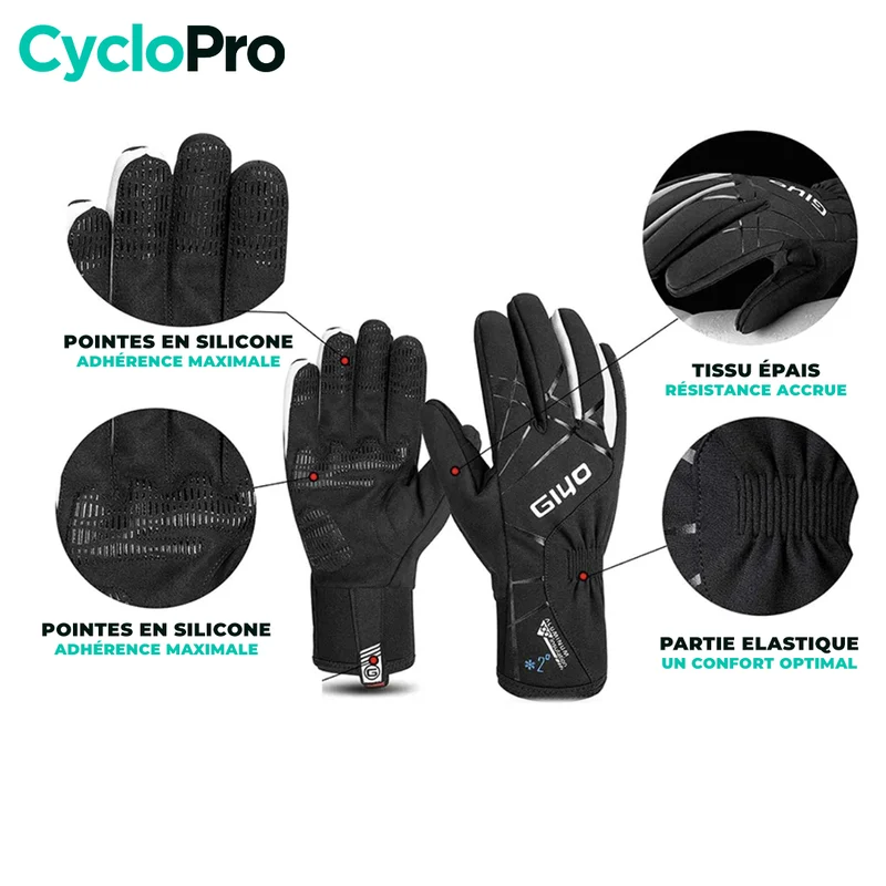 Gants vélo hiver - Hotwarm