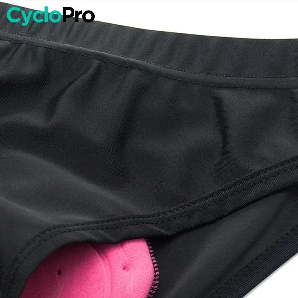 CULOTTE NOIRE VTT/CYCLISME ABSOR+ - FEMME
