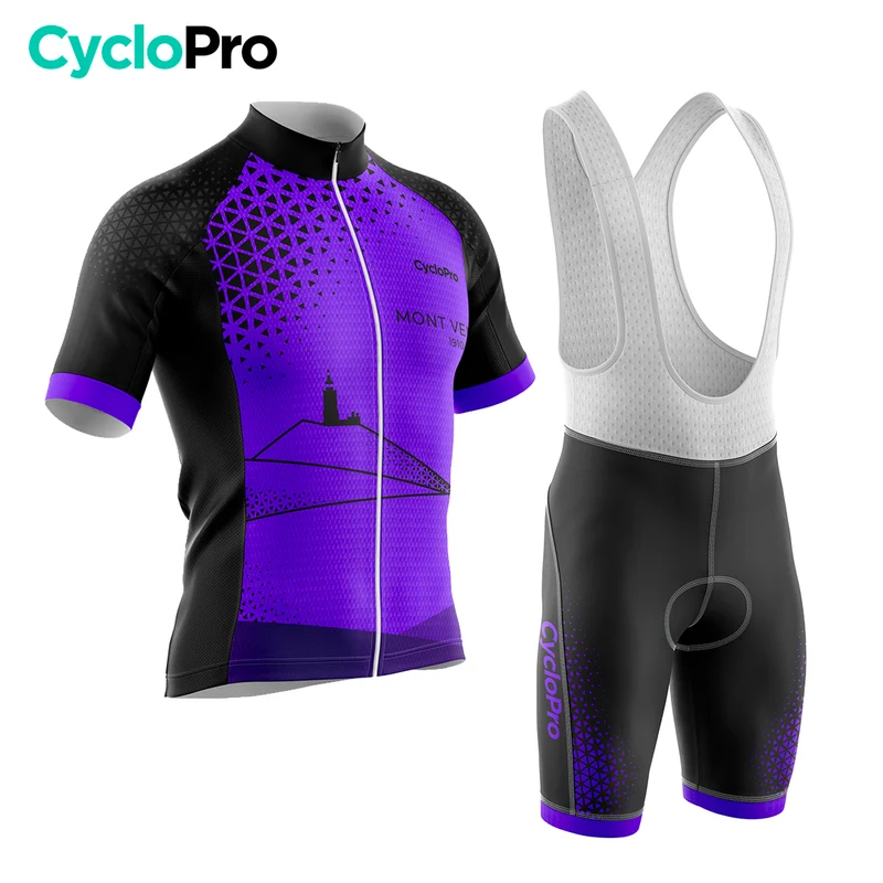 Tenue De Cyclisme Mont Ventoux Violette - Performance