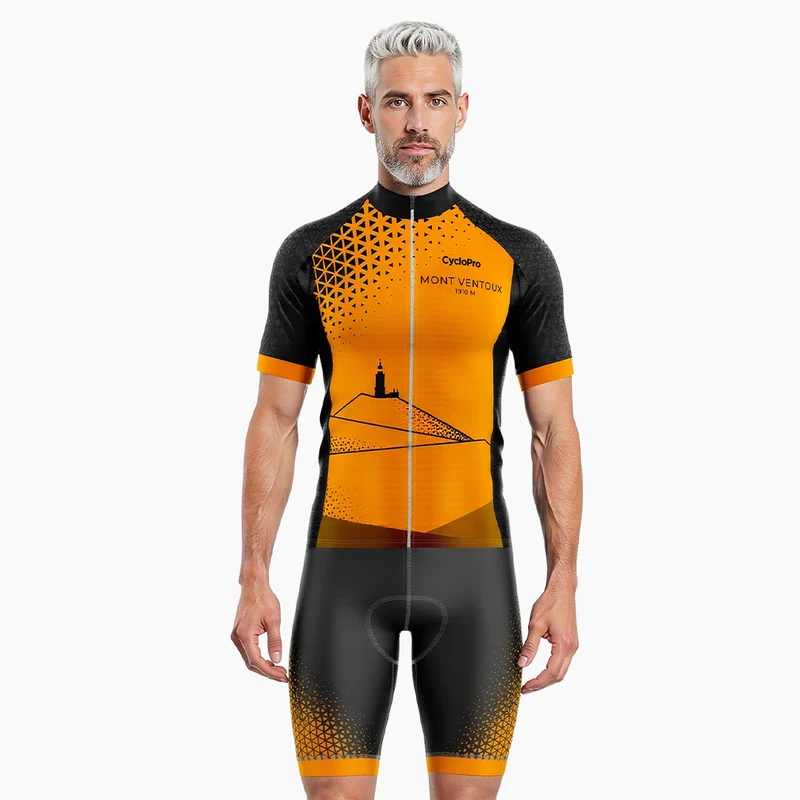 Tenue De Cyclisme Mont Ventoux Orange - Performance