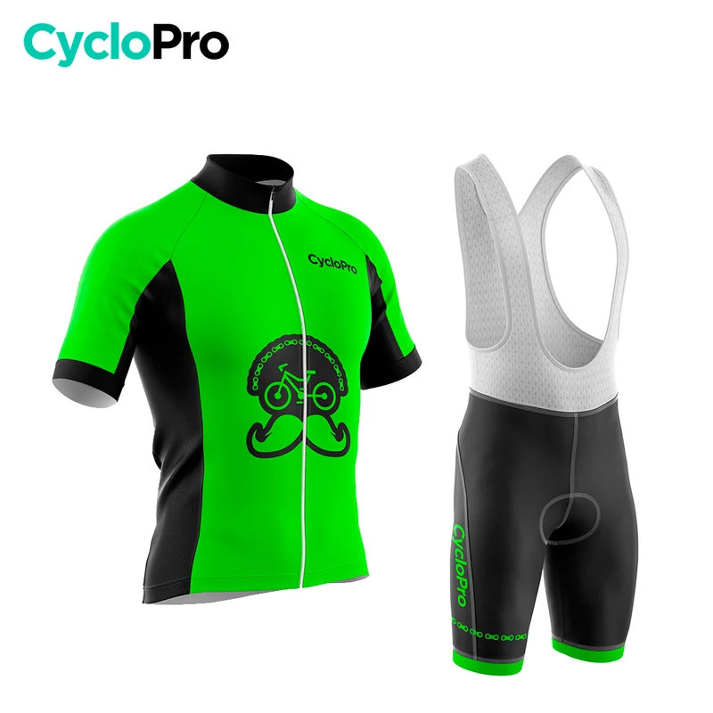 Tenue De Cyclisme Verte - Fleur de l'age