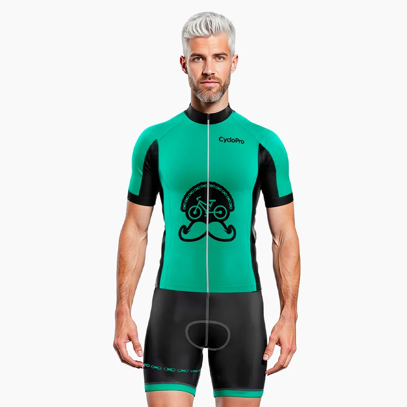 Tenue De Cyclisme Turquoise - Fleur de l'age