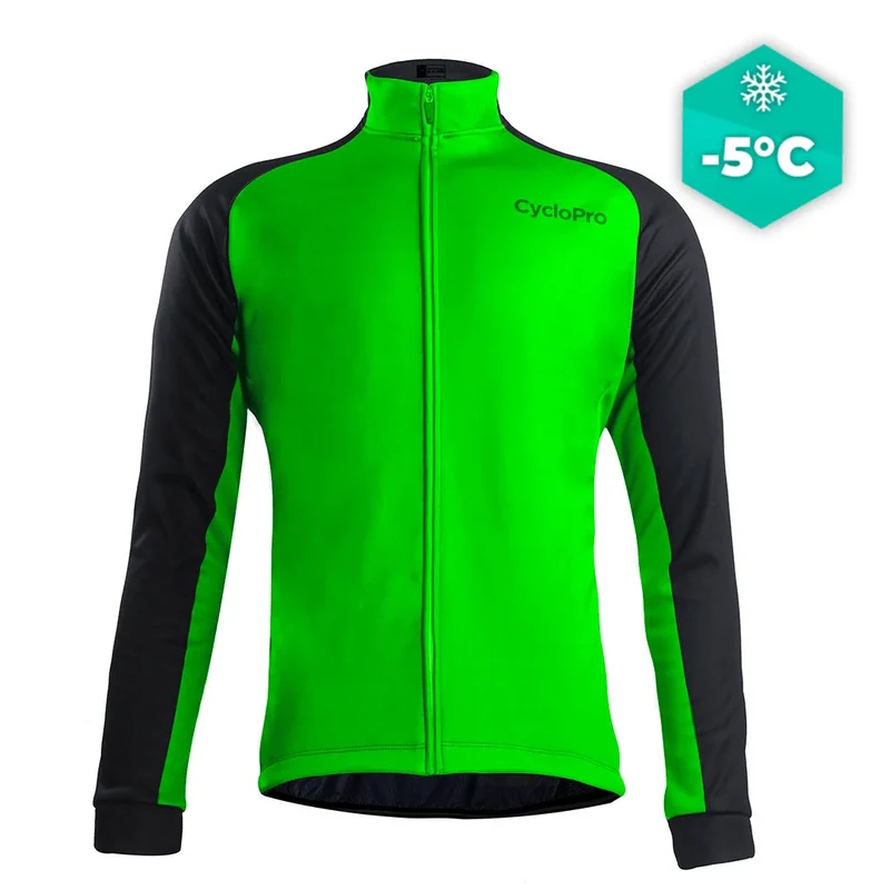 Veste Thermique Cyclisme Verte - Thermika