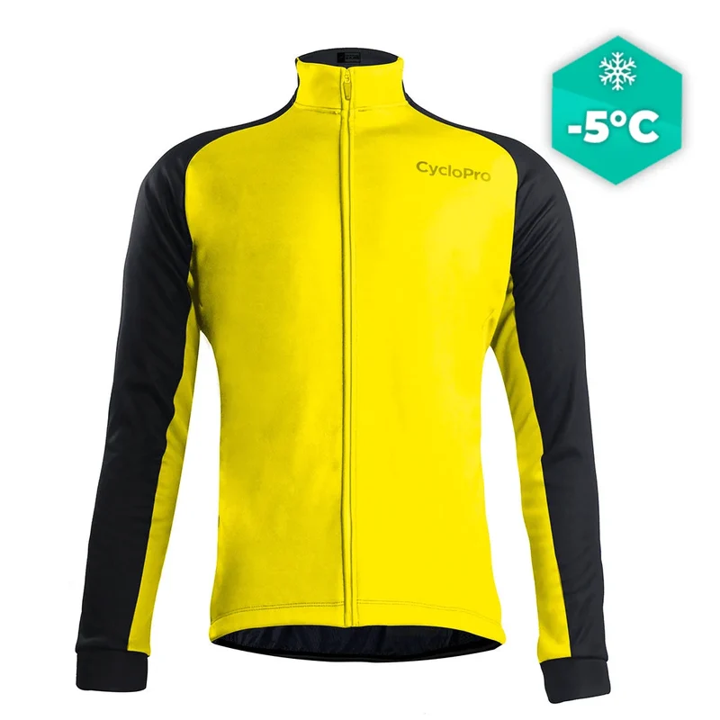 Veste Thermique Cyclisme Jaune - Thermika