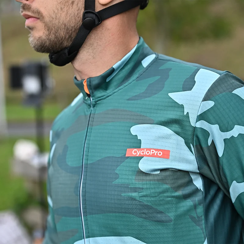 Veste Thermique de cyclisme Bleue - Commandeur