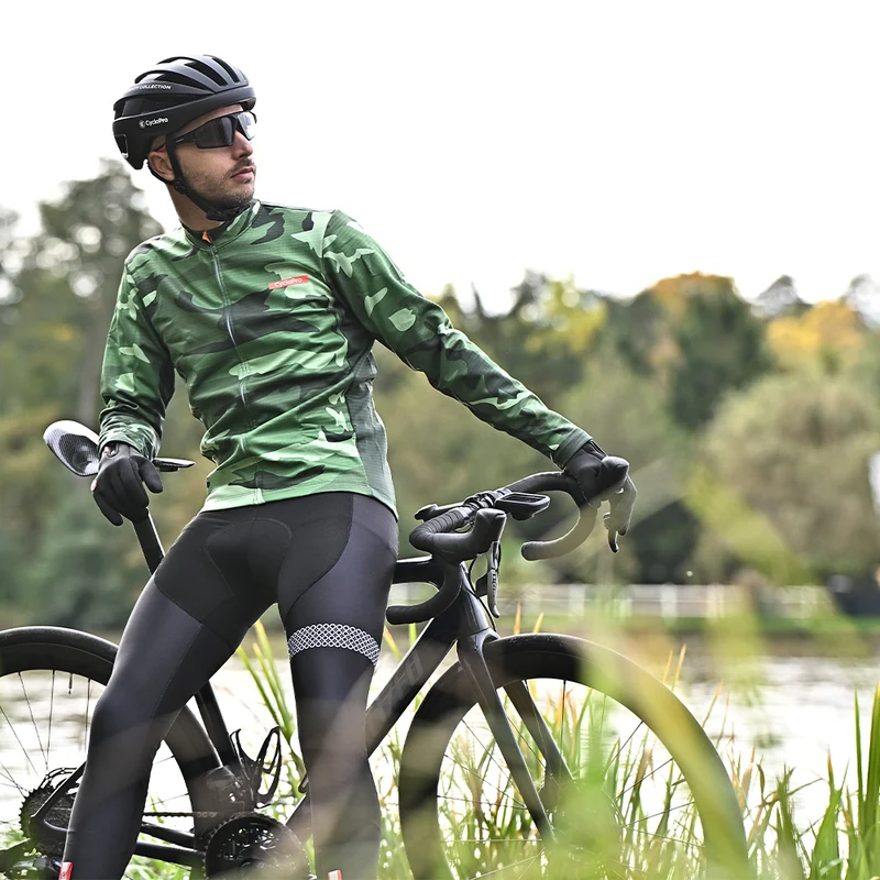 Veste Thermique de cyclisme verte - Commandeur
