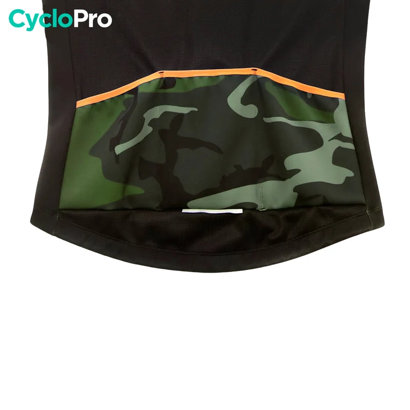 Veste Thermique de cyclisme verte - Commandeur
