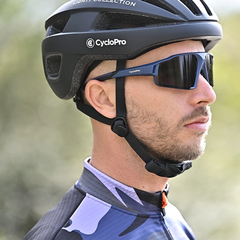 Veste Thermique de cyclisme bleue foncée - Commandeur