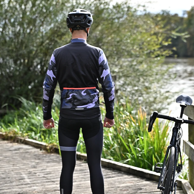 Veste Thermique de cyclisme bleue foncée - Commandeur