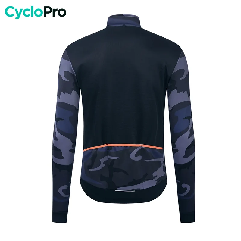 Veste Thermique de cyclisme bleue foncée - Commandeur