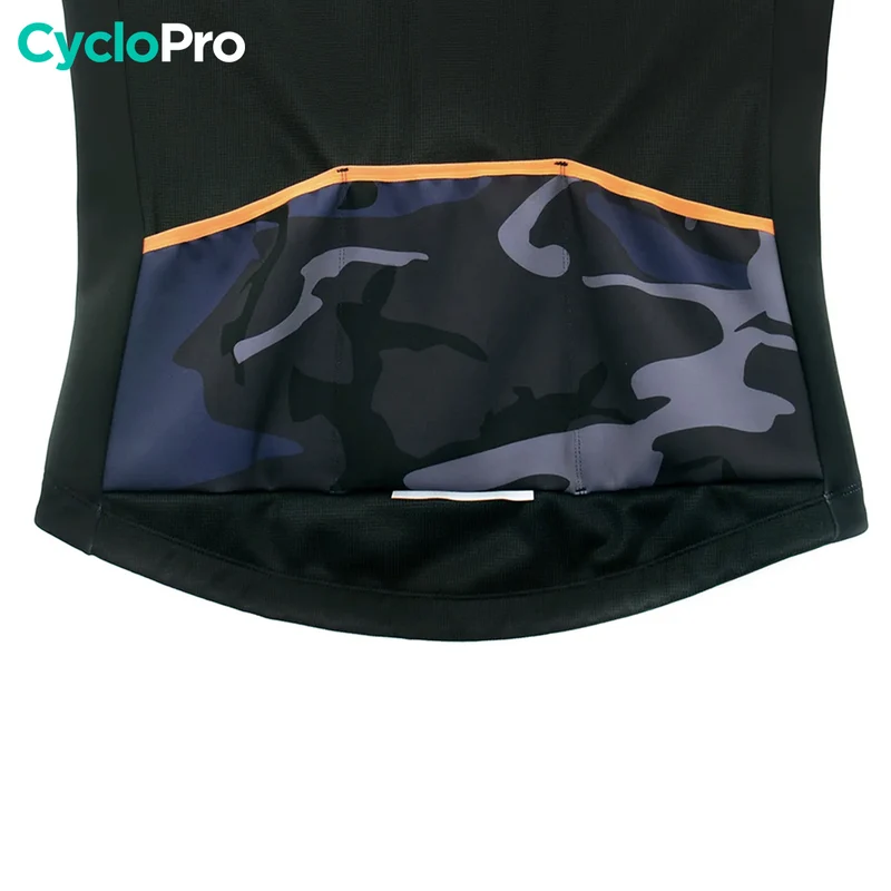 Veste Thermique de cyclisme bleue foncée - Commandeur