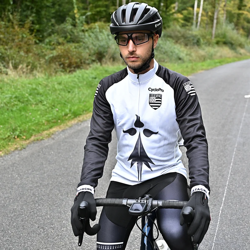MAILLOT LONG DE CYCLISME - HIVER - BRETAGNE