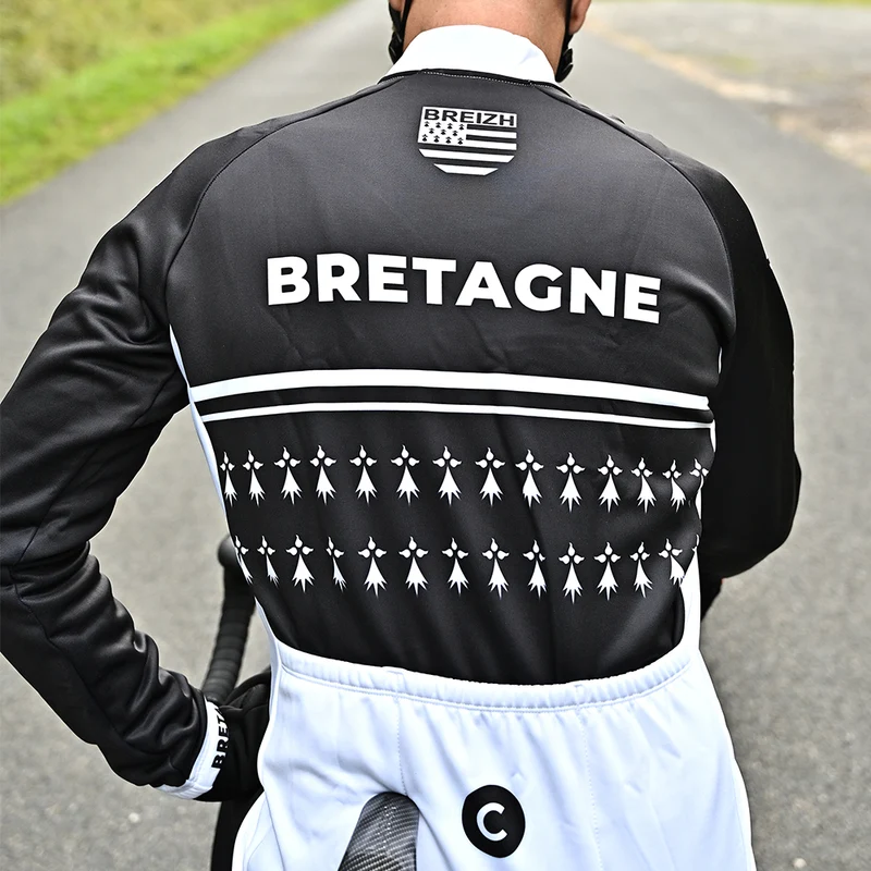 MAILLOT LONG DE CYCLISME - HIVER - BRETAGNE