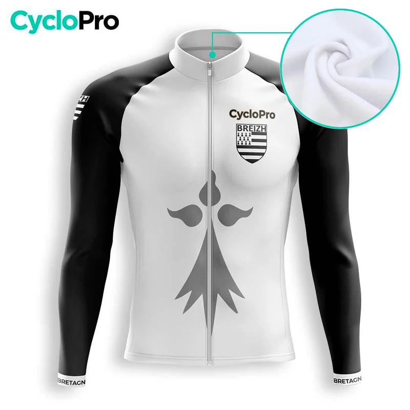 MAILLOT LONG DE CYCLISME - HIVER - BRETAGNE