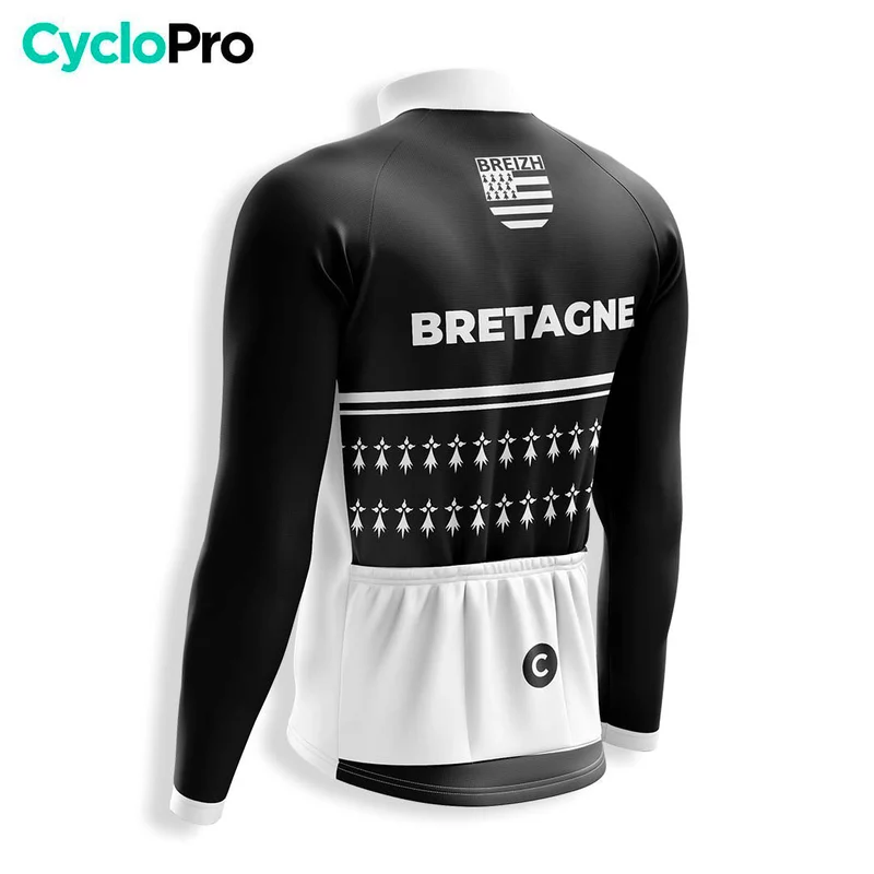 MAILLOT LONG DE CYCLISME - HIVER - BRETAGNE