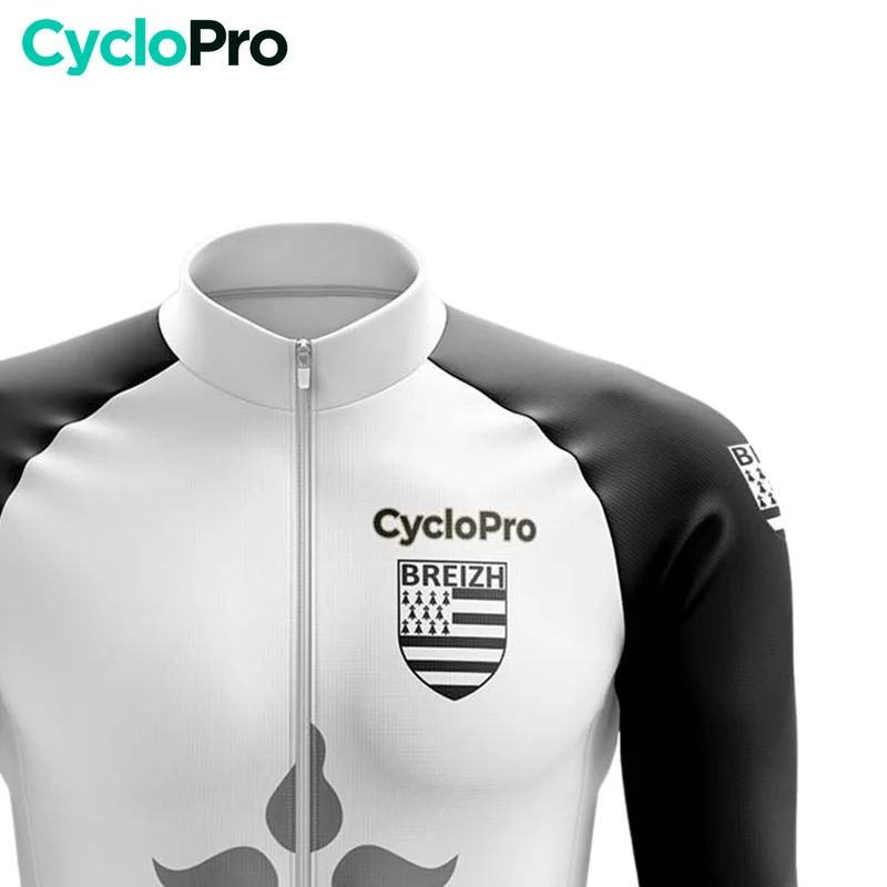 MAILLOT LONG DE CYCLISME - HIVER - BRETAGNE