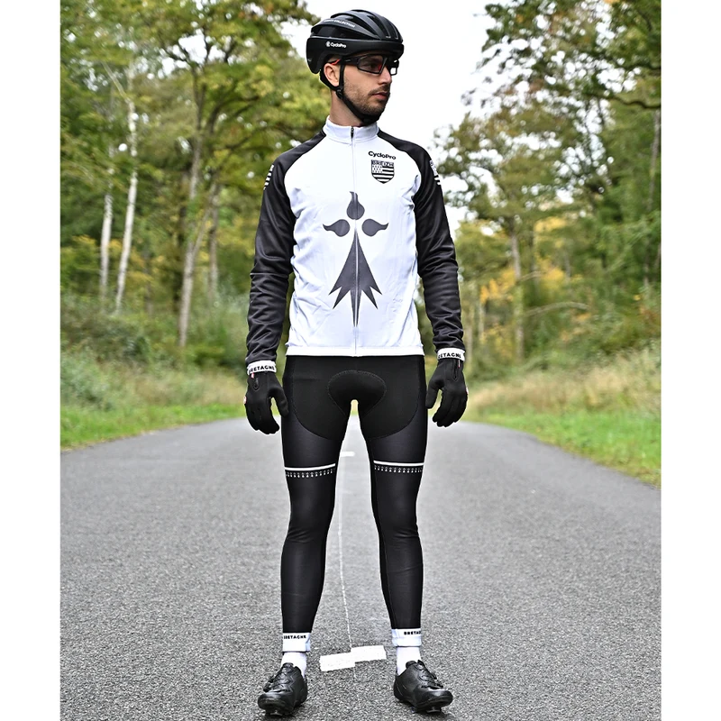 MAILLOT LONG DE CYCLISME - HIVER - BRETAGNE