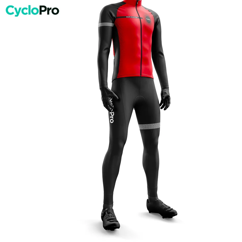 Pack Complet Hiver Rouge Eklïps - Tenue + Gants + Couvre-chaussures + Cagoule