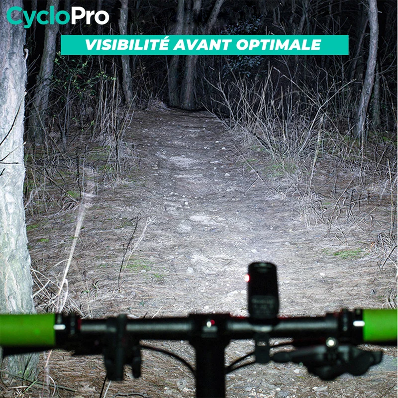 Lampe Vélo Avant Compact+ - Cycliste / VTT