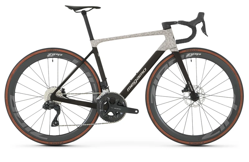 MEGAMO Vélo de route carbone Raise 15 CW 105 DI2 roues zipp