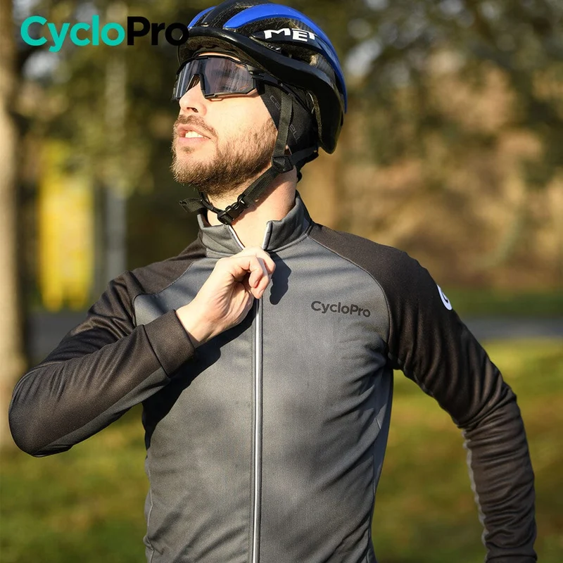Veste Thermique Cyclisme Grise - Thermika