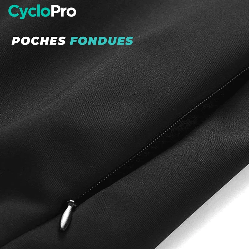 Veste Thermique Cyclisme Noire - Mountain+