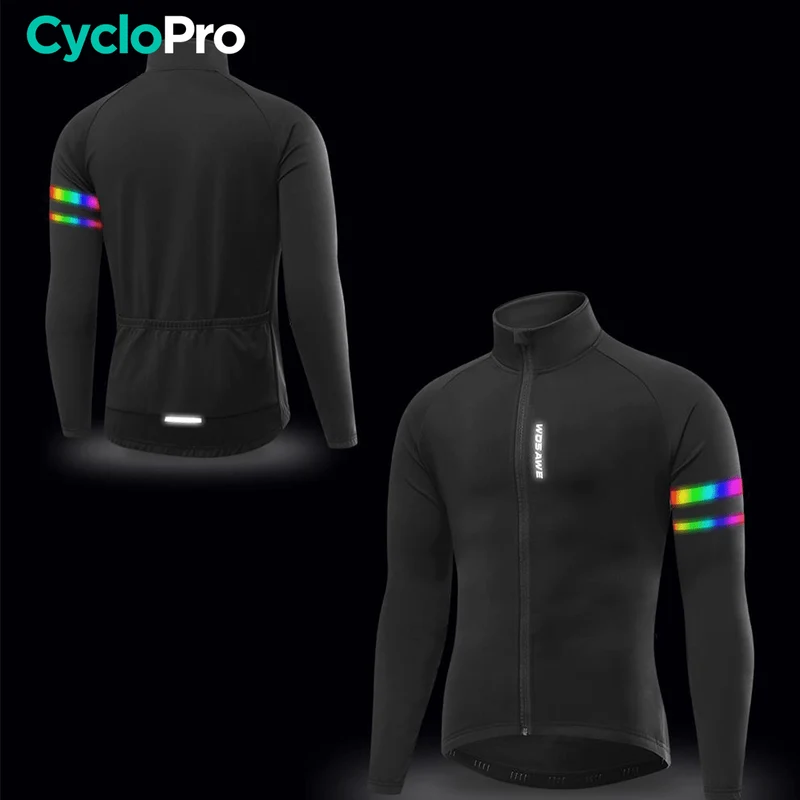 Veste Thermique Cyclisme Noire - Mountain+