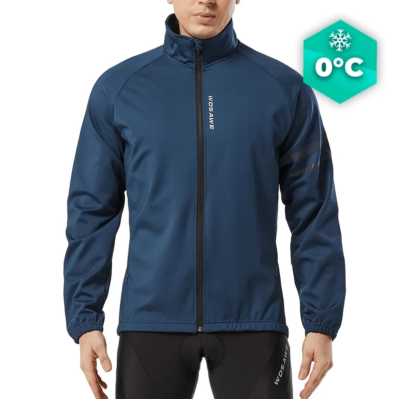 Veste Thermique Cyclisme Bleue - Mountain+