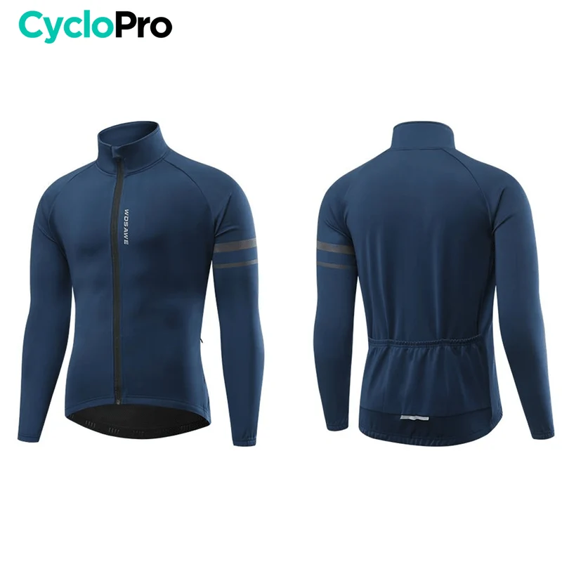 Veste Thermique Cyclisme Bleue - Mountain+