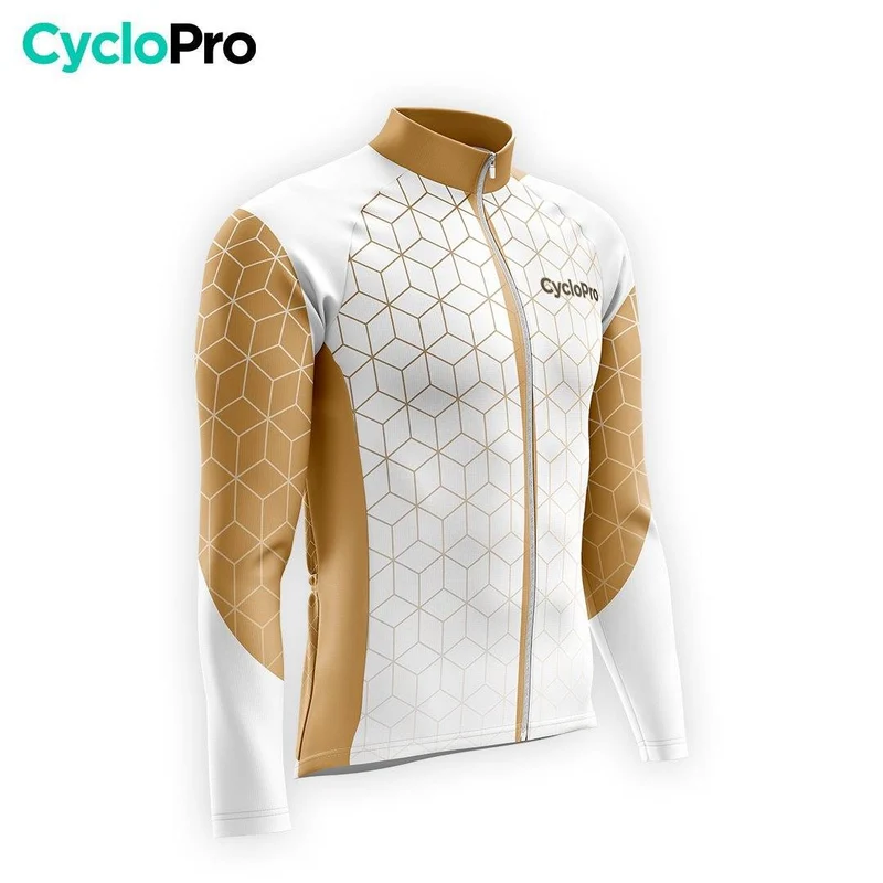TENUE CYCLISTE AUTOMNE HOMME MARRON - CUBIC+