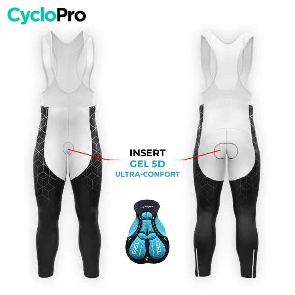 TENUE CYCLISTE AUTOMNE HOMME NOIR - CUBIC+