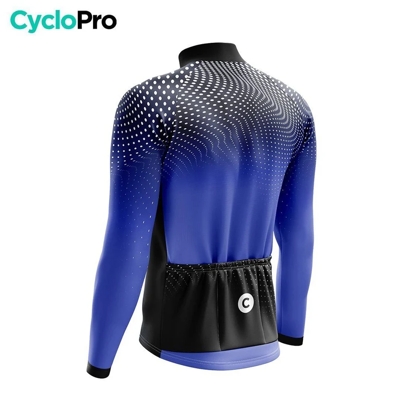 TENUE CYCLISTE AUTOMNE HOMME BLEU - DIMENSION+