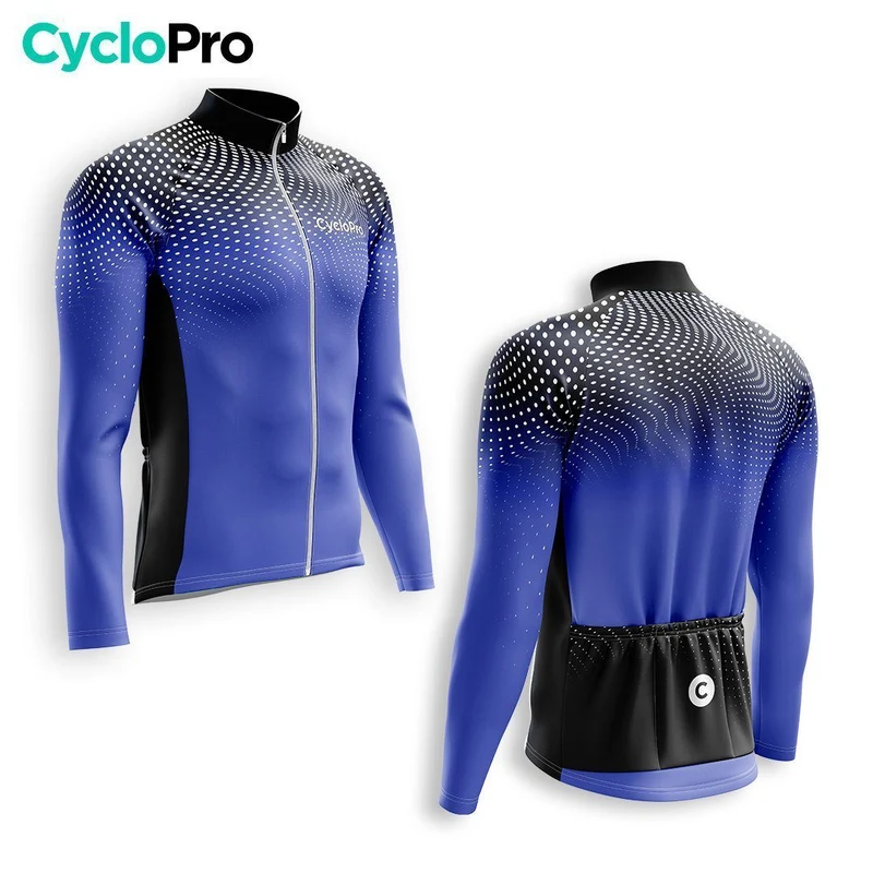 TENUE CYCLISTE AUTOMNE HOMME BLEU - DIMENSION+