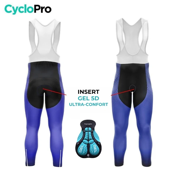 TENUE CYCLISTE AUTOMNE HOMME BLEU - DIMENSION+