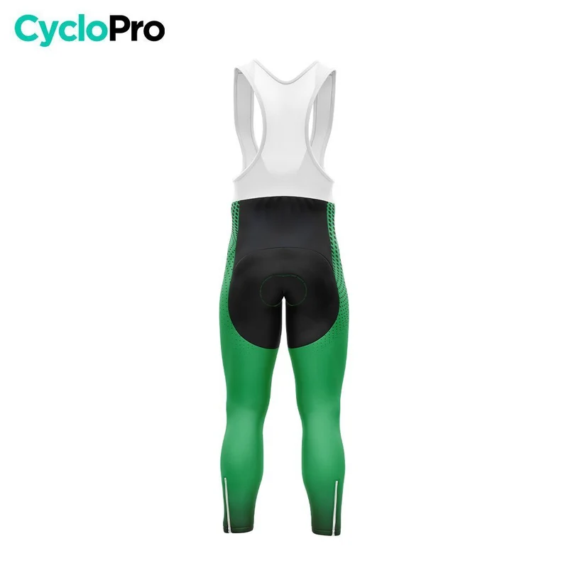 TENUE CYCLISTE AUTOMNE HOMME VERTE - DIMENSION+