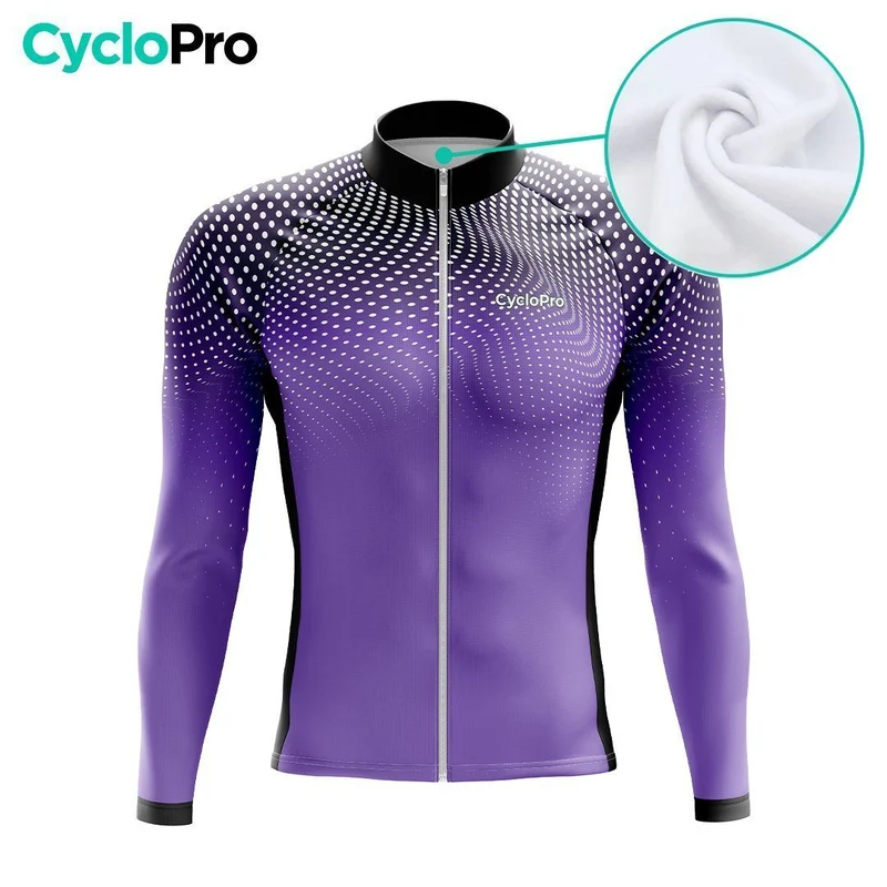 TENUE CYCLISTE AUTOMNE HOMME VIOLET - DIMENSION+