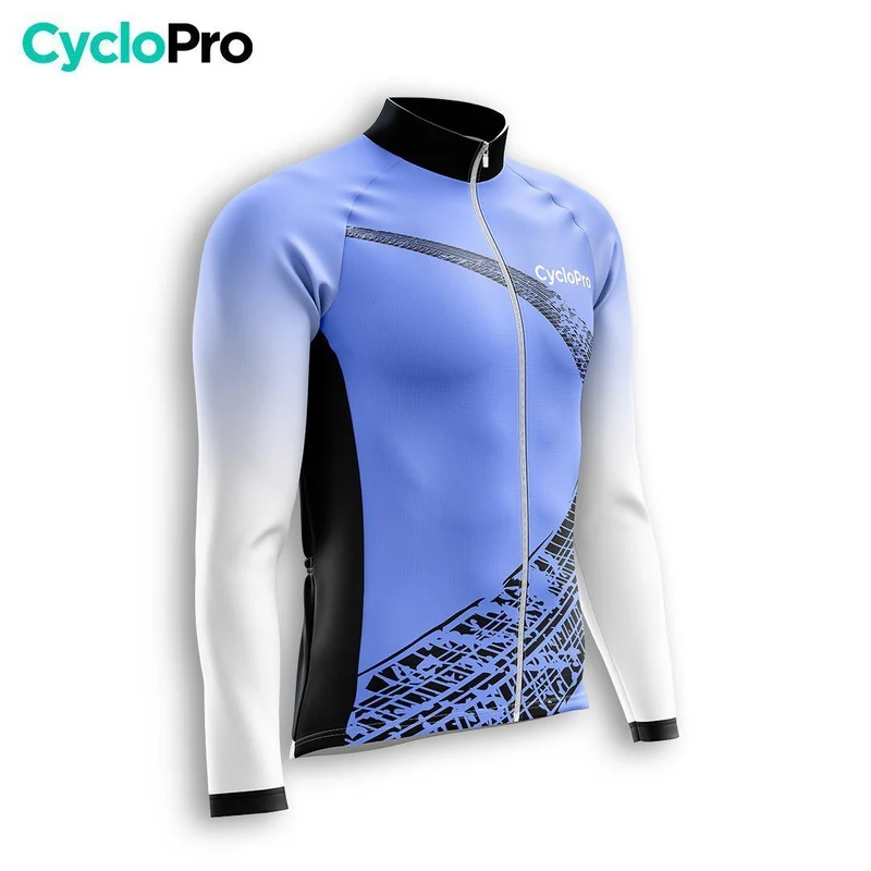 TENUE CYCLISTE AUTOMNE HOMME BLEU - TRACE+
