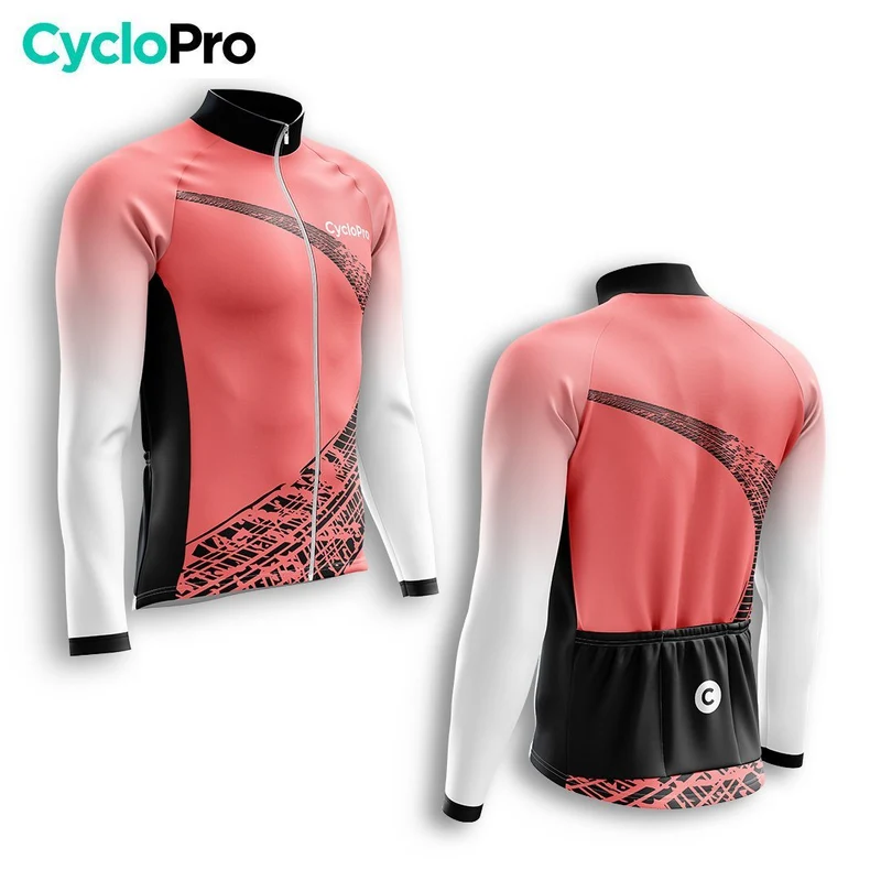 TENUE CYCLISTE AUTOMNE HOMME ROUGE - TRACE+
