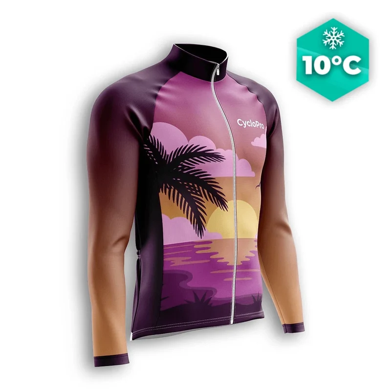 MAILLOT LONG DE CYCLISME AUTOMNE - SUNRISE+