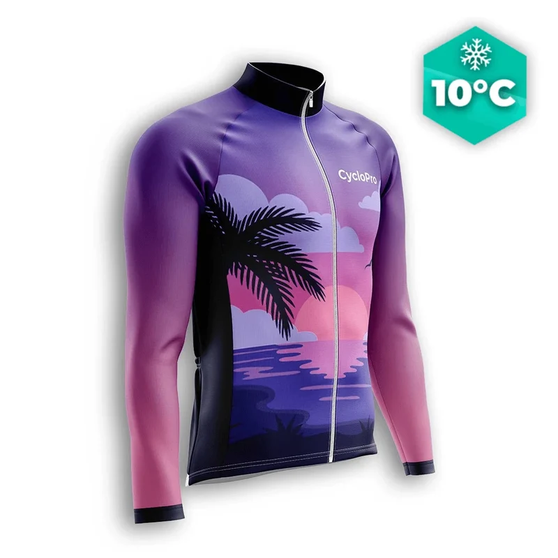 MAILLOT LONG DE CYCLISME AUTOMNE - RELAX+