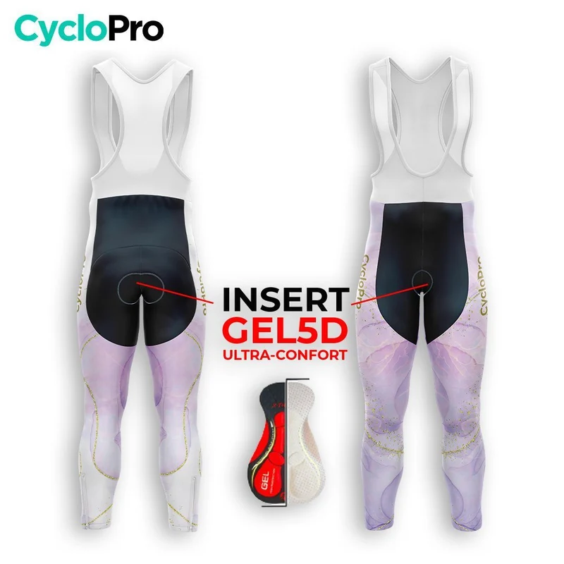 COLLANT CYCLISTE AUTOMNE HOMME VIOLET - TEINTE+