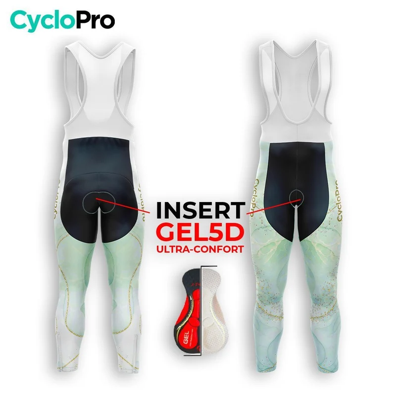 COLLANT CYCLISTE AUTOMNE HOMME VERT - TEINTE+