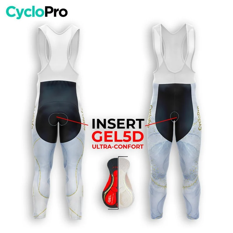 COLLANT CYCLISTE AUTOMNE HOMME BLEU - TEINTE+