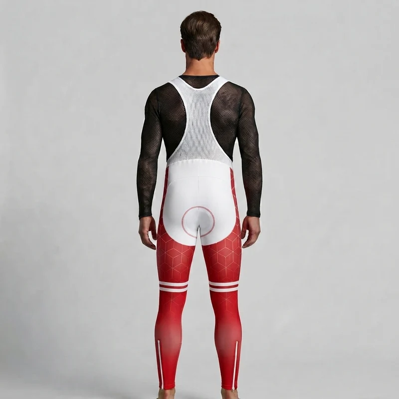 COLLANT CYCLISTE AUTOMNE HOMME GRENAT - CUBIC+
