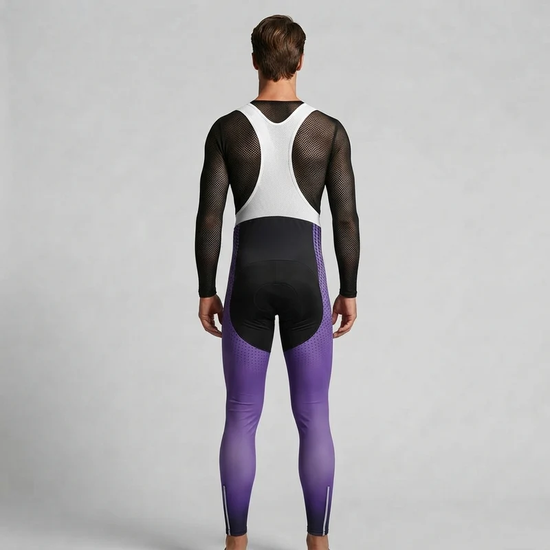 COLLANT CYCLISTE AUTOMNE HOMME VIOLET - DIMENSION+