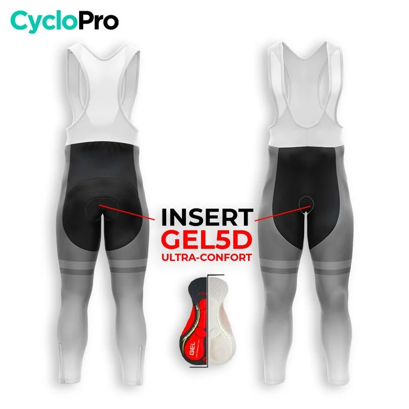 COLLANT CYCLISTE AUTOMNE HOMME / GRIS - TRACE+