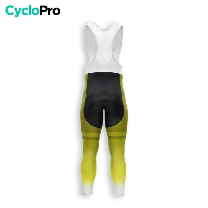 COLLANT CYCLISTE AUTOMNE HOMME / JAUNE - TRACE+